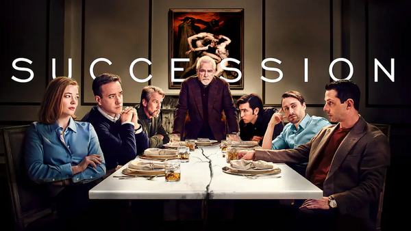 Succession Premiere Season 3 - Brian Cox & Kieran Culkin in Benny Hancock FOR MEN